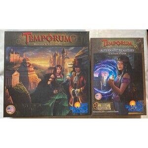 Brand New Temporum Board Game & Alternate realities Expansion Kit Free Shipping